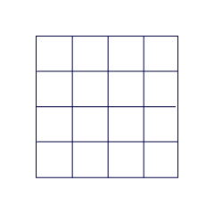 数字穴埋めパズル ４ ４魔方陣 問題と解き方